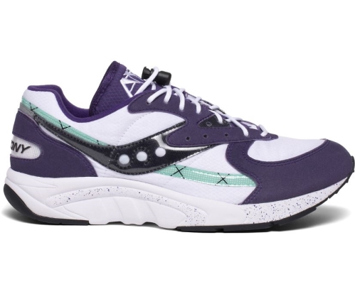Tenis Saucony Aya Hombre Zapatos Originales Violet Indigo México MX-063-ZS